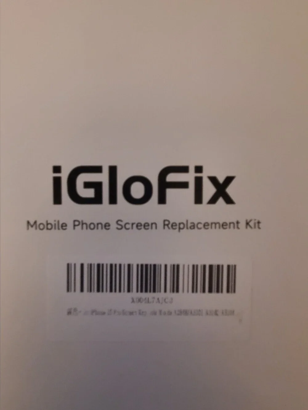 New in box iPhone 15 pro screen replacement kit